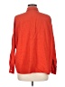 Zara Red Long Sleeve Button-Down Shirt Size M - photo 2