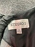 Studio 1 Chevron-herringbone Gray Casual Dress Size 8 - photo 7