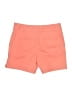 Ann Taylor LOFT Solid Orange Shorts Size 4 - photo 2