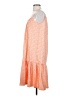 Unbranded 100% Polyester Orange Casual Dress Size S - photo 5