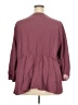 Torrid Burgundy 3/4 Sleeve Blouse Size 3X Plus (3) - photo 2