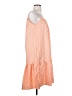 Unbranded 100% Polyester Orange Casual Dress Size S - photo 4