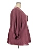 Torrid Burgundy 3/4 Sleeve Blouse Size 3X Plus (3) - photo 4