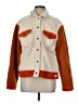 Ivory Ella 100% Polyester Color Block Orange Jacket Size M - photo 1