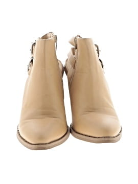 Bottines Compensées Charlotte Russe - Femme Taille 10 US (40 EU) - Beige (Tan)