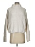 Double Zero 100% Polyester Solid Silver Turtleneck Sweater Size S - photo 1