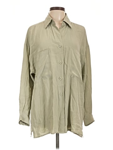 Linda Allard Ellen Tracy Long Sleeve Silk Top (view 1)