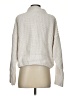 Double Zero 100% Polyester Solid Silver Turtleneck Sweater Size S - photo 2