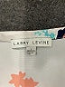 Larry Levine 100% Polyester Floral Gray Long Sleeve Blouse Size L - photo 7