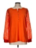 Assorted Brands Orange Long Sleeve Henley Size L - photo 1