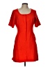 Esley 100% Polyester Red Casual Dress Size L - photo 1