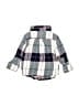 Andy & Evan 100% Cotton Plaid Blue Long Sleeve Button-Down Shirt Size 9-12 mo - photo 2