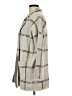 Ann Taylor LOFT Plaid Gray Coat Size L - photo 5