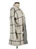 Ann Taylor LOFT Plaid Gray Coat Size L - photo 4