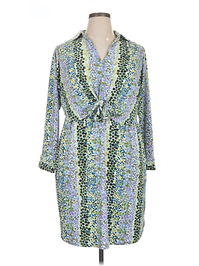 Pre-owned London Times Casual Dress In Blue