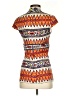 Trina Turk Orange Short Sleeve Blouse Size 2 - photo 2