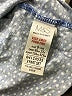 M&S 100% Cotton Polka Dots Blue Dress Size 9 - photo 3