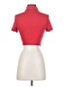 Shein Red Short Sleeve Blouse Size 4 - photo 2