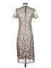 JS Collections 100% Polyester Silver Cocktail Dress Size 2 - photo 2