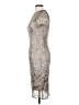 JS Collections 100% Polyester Silver Cocktail Dress Size 2 - photo 5