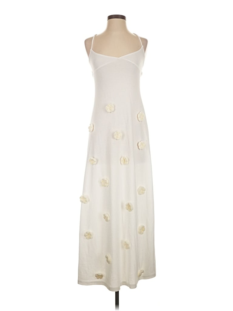 Pre-owned Unbranded Casual Dress In White