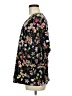 CAbi 100% Polyester Floral Black 3/4 Sleeve Blouse Size M - photo 5