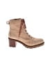 Vince Camuto 100% Leather Tan Ankle Boots Size 9 - photo 1