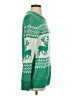 Unbranded 100% Acrylic Print Green Pullover Sweater Size S - photo 4