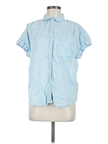 Style&Co Short Sleeve Button-Down Shirt (view 1)