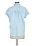 Style&Co 100% Lyocell Blue Short Sleeve Button-Down Shirt Size M - photo 2