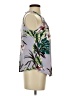Jennifer Lopez Gray Sleeveless Blouse Size XS - photo 4