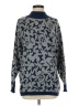 Southern Lady 100% Acrylic Paisley Blue Pullover Sweater Size S - photo 1
