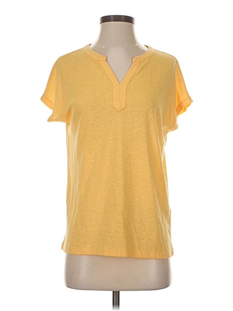 Pre-owned Market & Spruce Short Sleeve T-shirt In Yellow