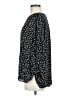 NYDJ 100% Recycled Polyester Polka Dots Black 3/4 Sleeve Blouse Size M - photo 5