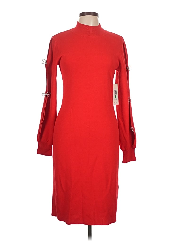 Pre-owned Eliza J Casual Dress In Red