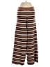 Amuse Society Stripes Brown Casual Pants Size XS - photo 1