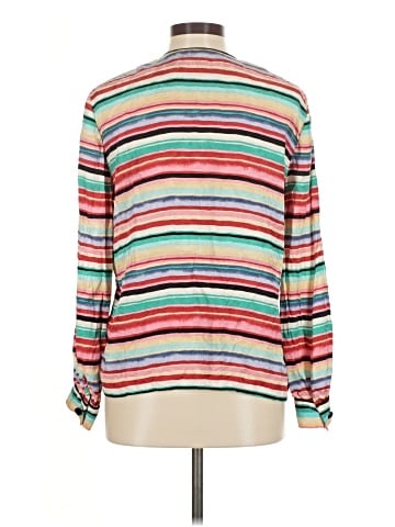 Maggy London Long Sleeve Silk Top (view 2)