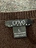 Prive Brown Pullover Sweater Size L - photo 7