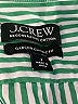 J.Crew 100% Cotton Stripes Green Long Sleeve Button-Down Shirt Size 2 - photo 3