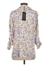 Dear John 100% Rayon Animal Print Gray 3/4 Sleeve Blouse Size S - photo 2
