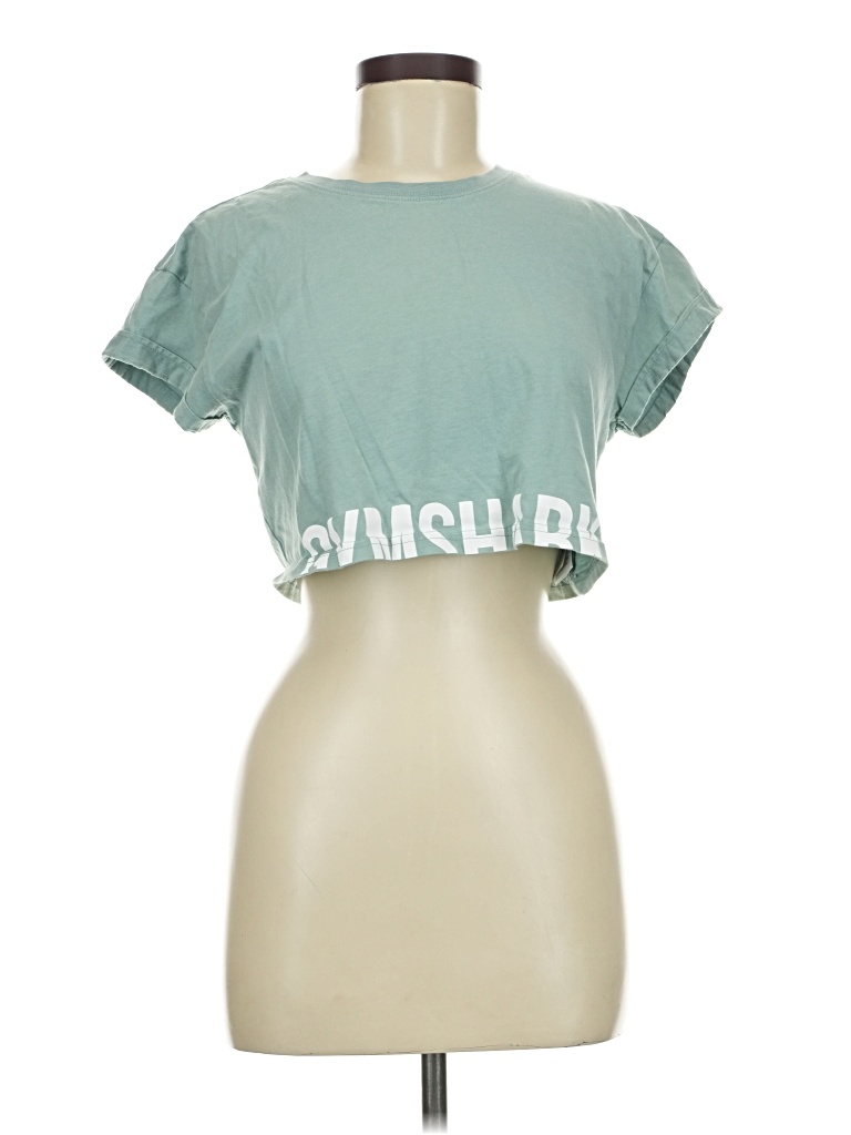 Pre-owned Gymshark Short Sleeve T-shirt In Blue