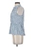 Gap 100% Rayon Blue Sleeveless Blouse Size XS - photo 5
