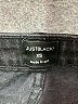 Just Black Black Denim Shorts Size XS - photo 3