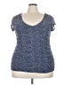 Torrid Blue Short Sleeve Top Size 3X Plus (3) - photo 1