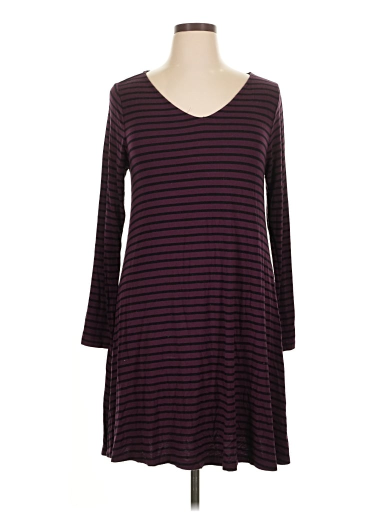 Pre-owned Apt. 9 Casual Dress In Burgundy