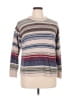 DressBarn Stripes Tan Pullover Sweater Size 14 - 16 - photo 1