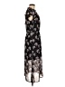 1.State 100% Polyester Paisley Black Casual Dress Size M - photo 4
