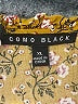 Como Black Floral Gold Long Sleeve Blouse Size XL - photo 7