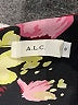 A.L.C. 100% Silk Floral Black Blouse Size 8 - photo 7