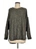 Impressions Metallic Gray Pullover Sweater Size L - photo 1